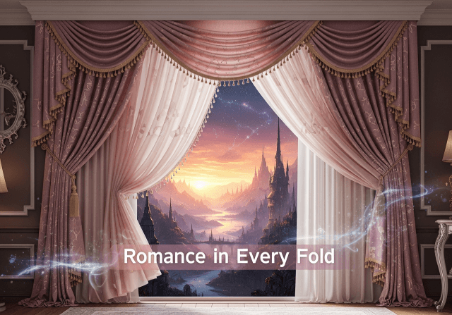 Luxury Pinch Pleat Curtains, Romance in Every Fold